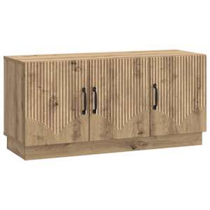 Televizní skříň 99 x 34,5 x 47 cm Dub artisan Kompozitní dřevo - obrázek 2