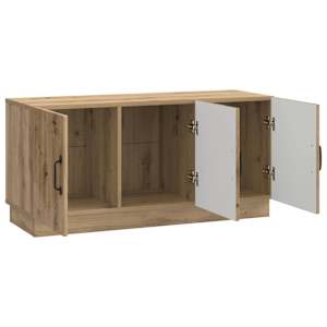 Televizní skříň 99 x 34,5 x 47 cm Dub artisan Kompozitní dřevo - obrázek 5