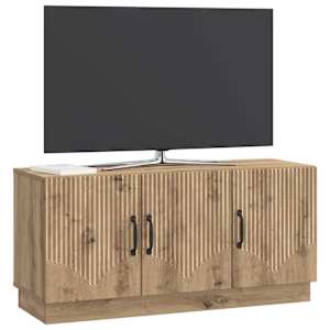 Televizní skříň 99 x 34,5 x 47 cm Dub artisan Kompozitní dřevo - obrázek 3
