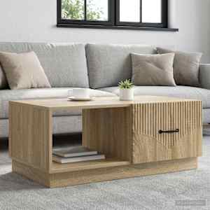 Klubska miza Sonoma hrast 90 x 50 x 37 cm Inženirski les
