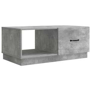 Klubska miza Betonsko siva 90 x 50 x 37 cm Inženirski les