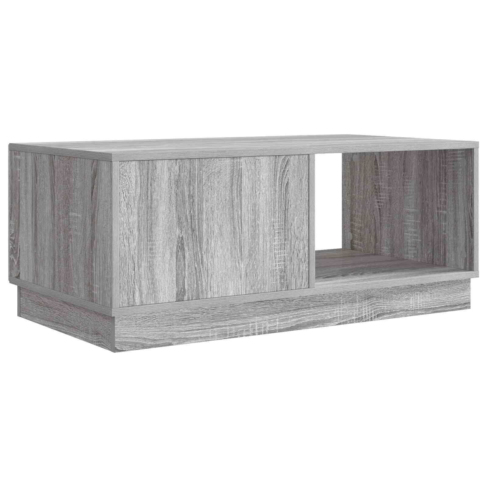 Klubska miza Siva Sonoma 90 x 50 x 37 cm Inženirski les - slika 6