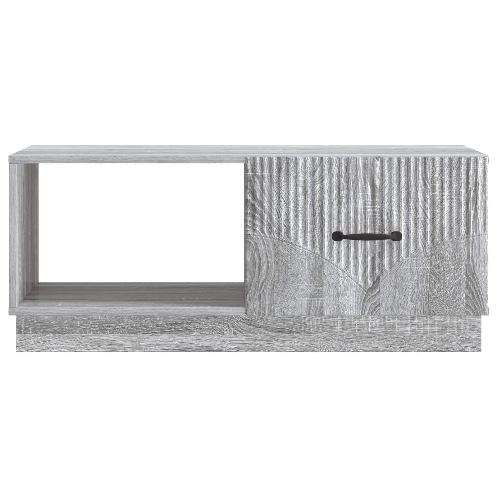 Klubska miza Siva Sonoma 90 x 50 x 37 cm Inženirski les - slika 4