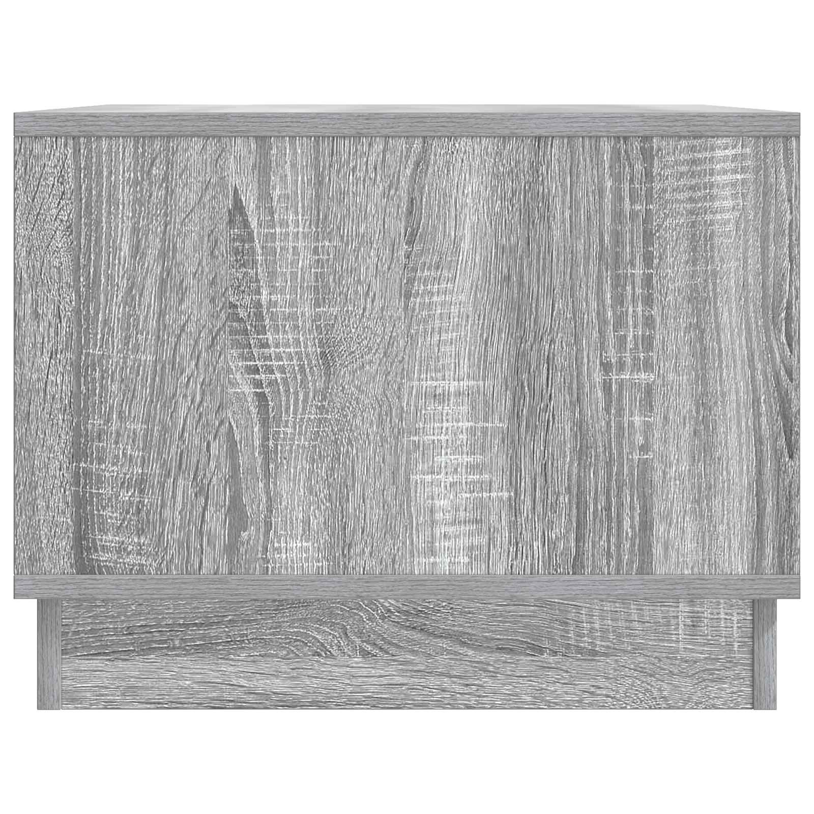 Klubska miza Siva Sonoma 90 x 50 x 37 cm Inženirski les - slika 5