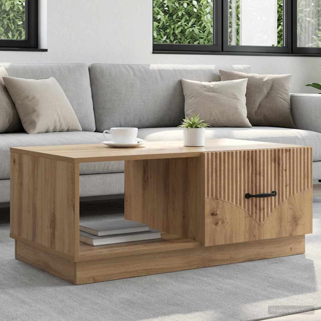  Τραπεζάκι σαλονιού Artisan Δρυς 90 x 50 x 37 εκ V-895424
