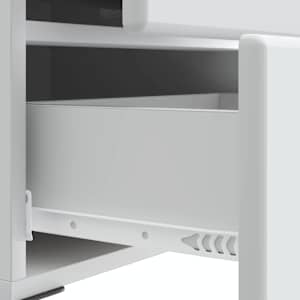 Noční skříňka 2 pcs Bílá 43 x 34,5 x 47,5 cm Kompozitní dřevo - obrázek 11
