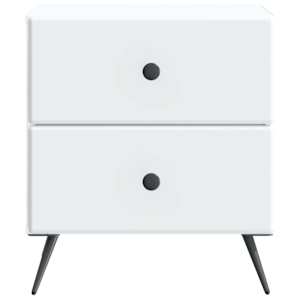 Noční skříňka 2 pcs Bílá 43 x 34,5 x 47,5 cm Kompozitní dřevo - obrázek 7