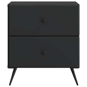 Noční skříňka 2 pcs Černá 43 x 34,5 x 47,5 cm Kompozitní dřevo - obrázek 7