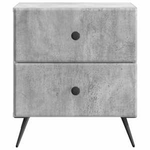 Noční skříňka 2 pcs Betonově šedá 43 x 34,5 x 47,5 cm - obrázek 7