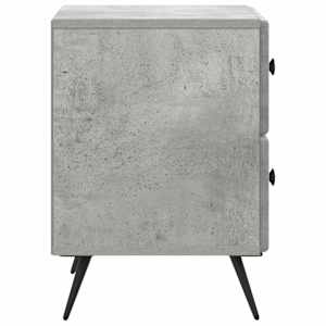 Noční skříňka 2 pcs Betonově šedá 43 x 34,5 x 47,5 cm - obrázek 8