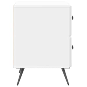 Noční skříňka 2 pcs Bílá s vysokým leskem 43 x 34,5 x 47,5 cm - obrázek 8