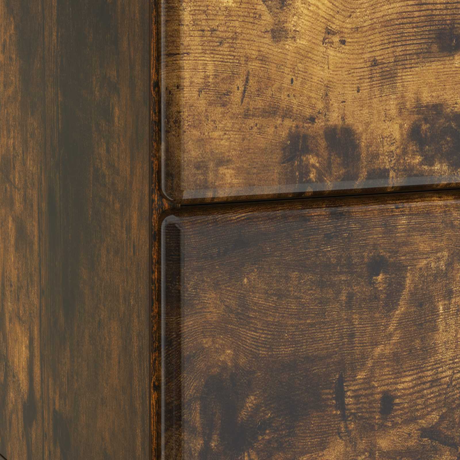 Nočna omarica Dimljen hrast 43 x 34,5 x 47,5 cm Inženirski les - slika 7