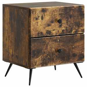 Nočna omarica Dimljen hrast 43 x 34,5 x 47,5 cm Inženirski les