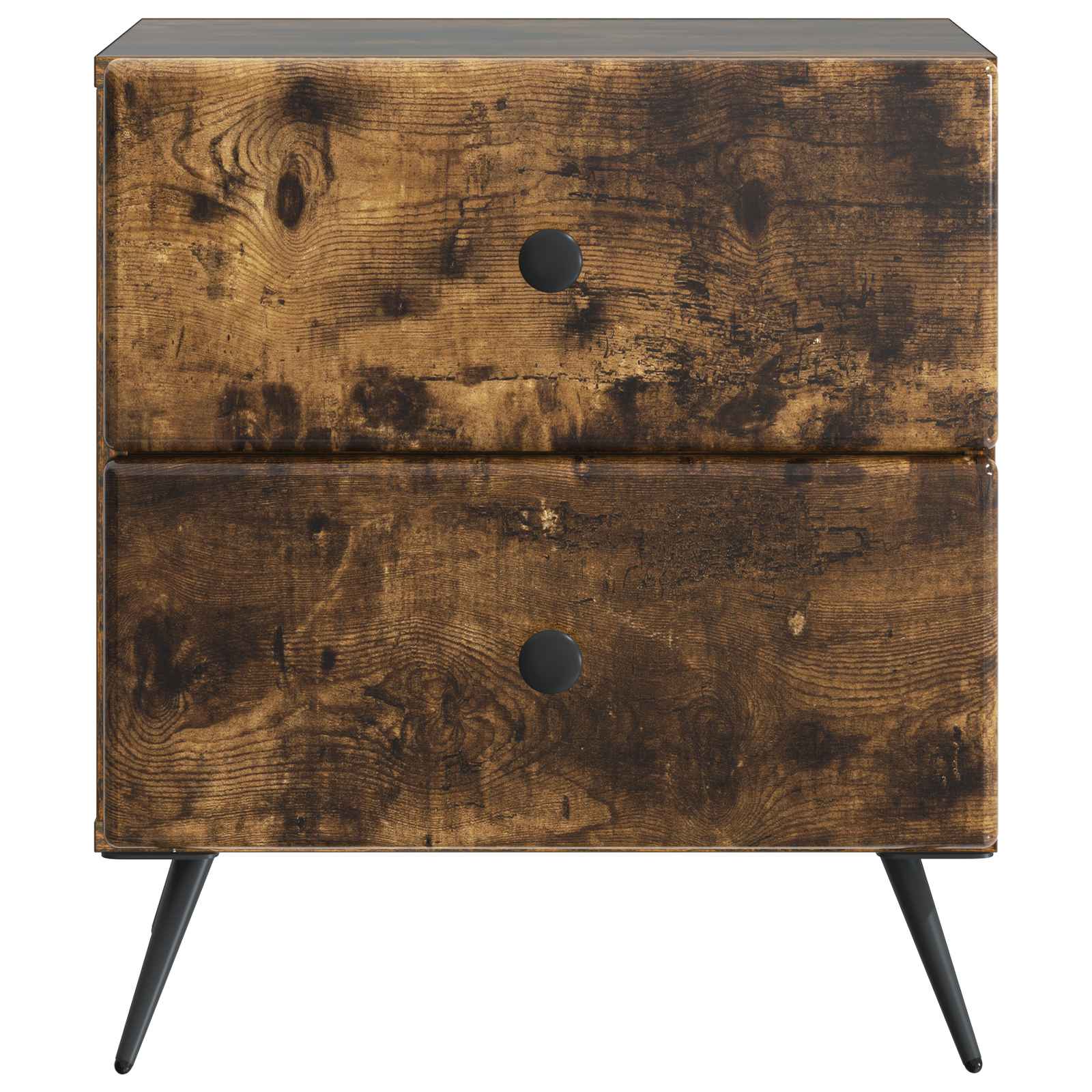 Nočna omarica Dimljen hrast 43 x 34,5 x 47,5 cm Inženirski les - slika 4