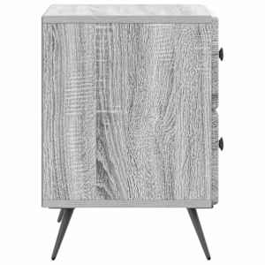Noční skříňka se zásuvkou 2 pcs Šedá sonoma 43 x 34,5 x 47,5 cm - obrázek 8
