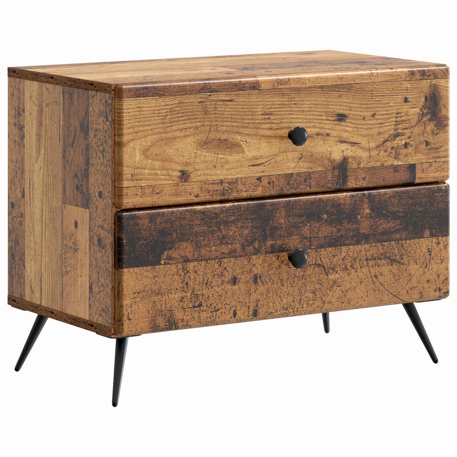 vidaXL Dulap de noapte Lemn vechi 62 x 34,5 x 47,5 cm Lemn prelucrat