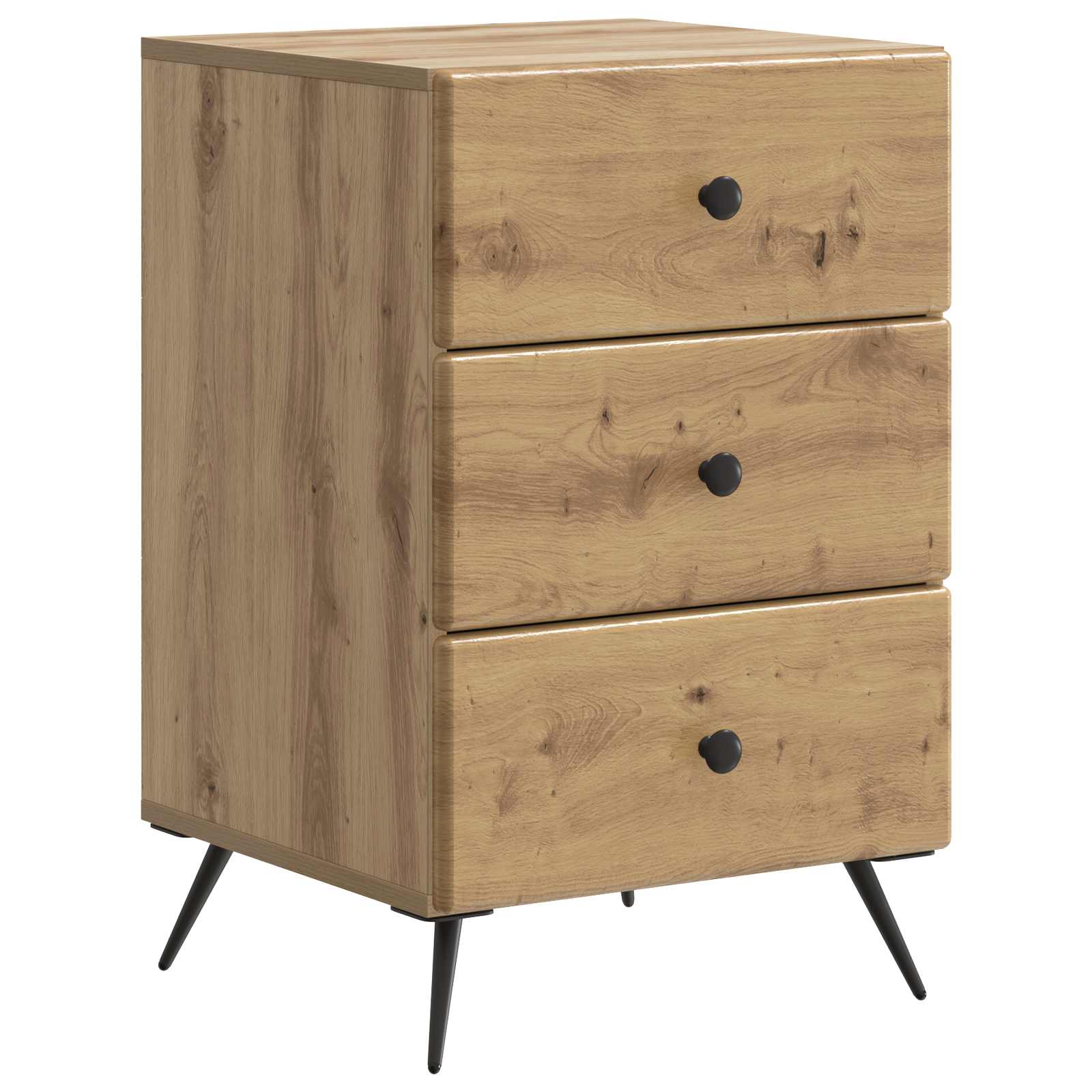 vidaXL Dulap de noapte cu sertar Stejar Artizanal 43 x 41 x 66,5 cm