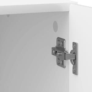 Noční skříňka 2 pcs Bílá s vysokým leskem 43 x 34,5 x 50 cm - obrázek 11
