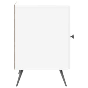 Noční skříňka 2 pcs Bílá s vysokým leskem 43 x 34,5 x 50 cm - obrázek 8