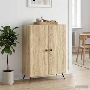 Servírovací skříň Dub sonoma 66 x 34,5 x 90 cm Kompozitní dřevo - obrázek 1