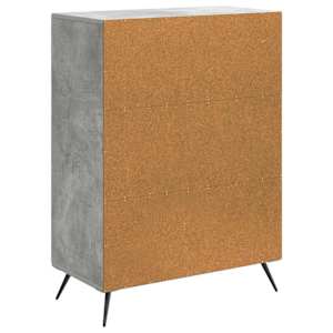 Servírovací skříň Betonově šedá 66 x 34,5 x 90 cm - obrázek 8