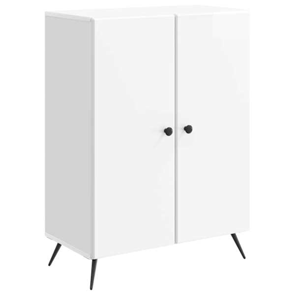 vidaXL K&otilde;ide K&otilde;rgl&auml;ikega valge 66 x 34,5 x 90 cm Tehispuit