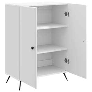 Servírovací skříň Bílá s vysokým leskem 66 x 34,5 x 90 cm - obrázek 5