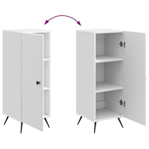 Servírovací skříň Bílá s vysokým leskem 33 x 34,5 x 90 cm - obrázek 11