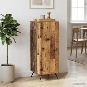 Servírovací skříň Staré dřevo 33 x 34,5 x 90 cm - obrázek 1