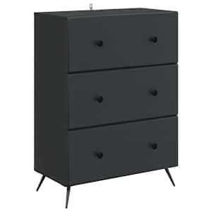Skříň se zásuvkami Černá 66 x 34,5 x 90 cm Kompozitní dřevo - obrázek 2