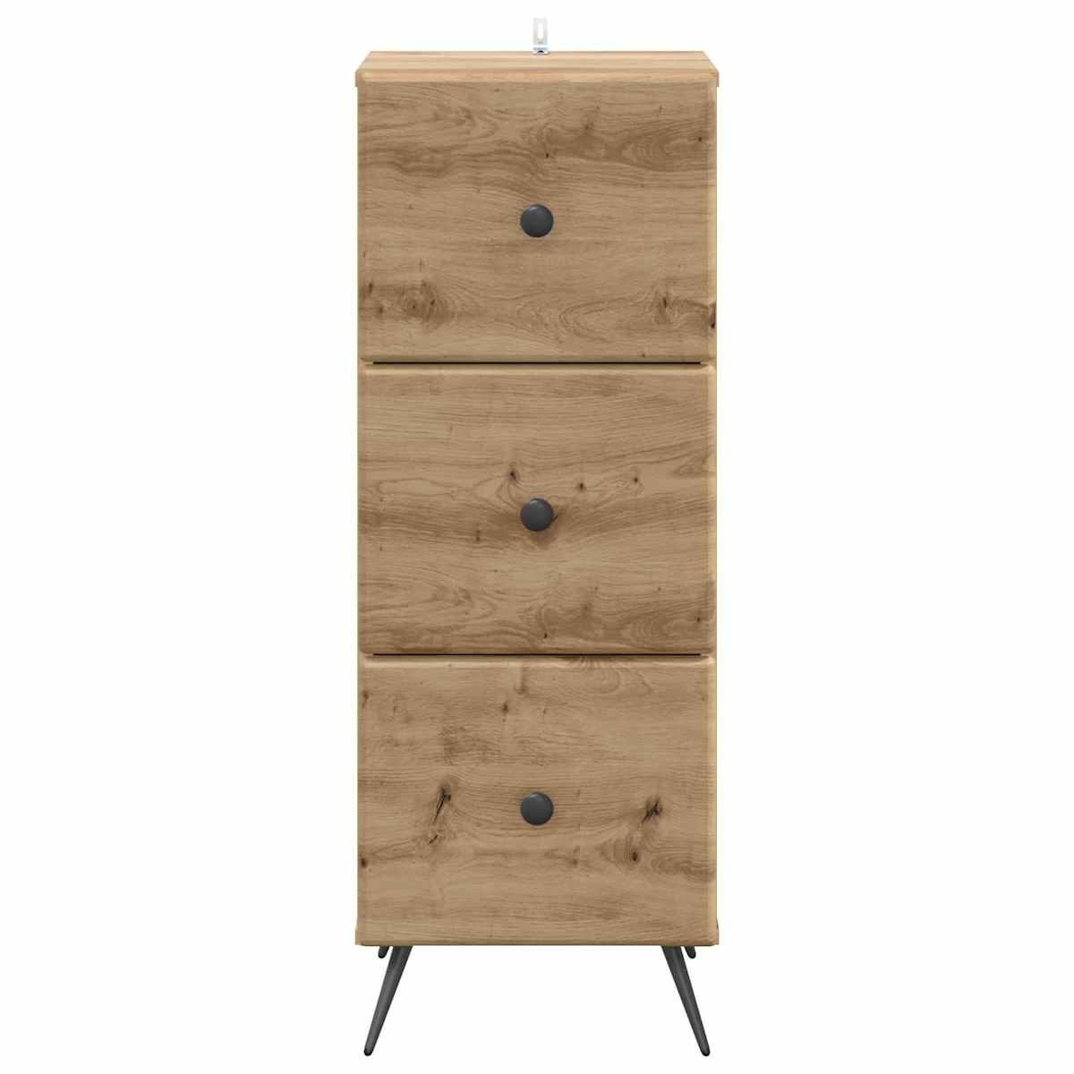 Skuffeskab 33 x 34,5 x 90 cm Konstrueret træ - Billede 6