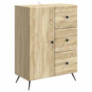Servírovací skříň Dub sonoma 66 x 34,5 x 90 cm Kompozitní dřevo - obrázek 2