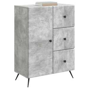 Servírovací skříň se zásuvkou Betonově šedá 66 x 34,5 x 90 cm - obrázek 3