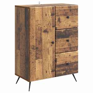 Servírovací skříň se zásuvkou Staré dřevo 66 x 34,5 x 90 cm - obrázek 2