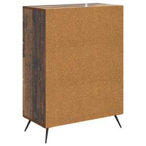 Servírovací skříň se zásuvkou Staré dřevo 66 x 34,5 x 90 cm - obrázek 8