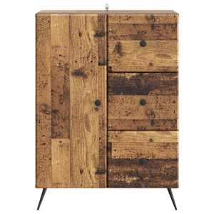 Servírovací skříň se zásuvkou Staré dřevo 66 x 34,5 x 90 cm - obrázek 6