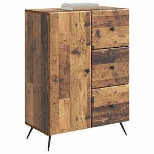 Servírovací skříň se zásuvkou Staré dřevo 66 x 34,5 x 90 cm - obrázek 3