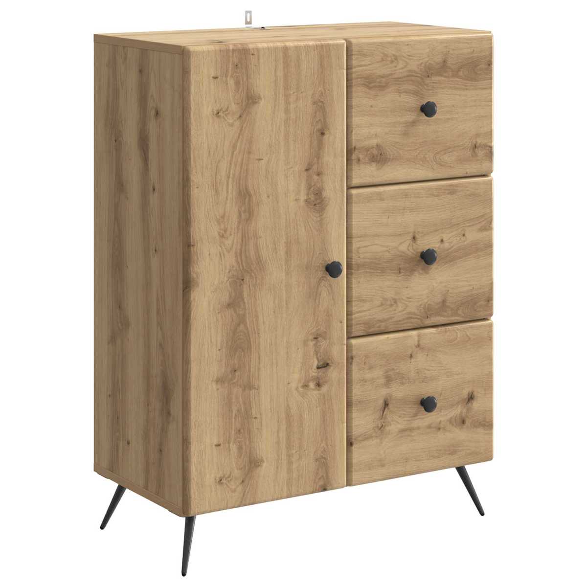 Sideboard 66 x 34,5 x 90 cm Konstrueret træ - Billede 2