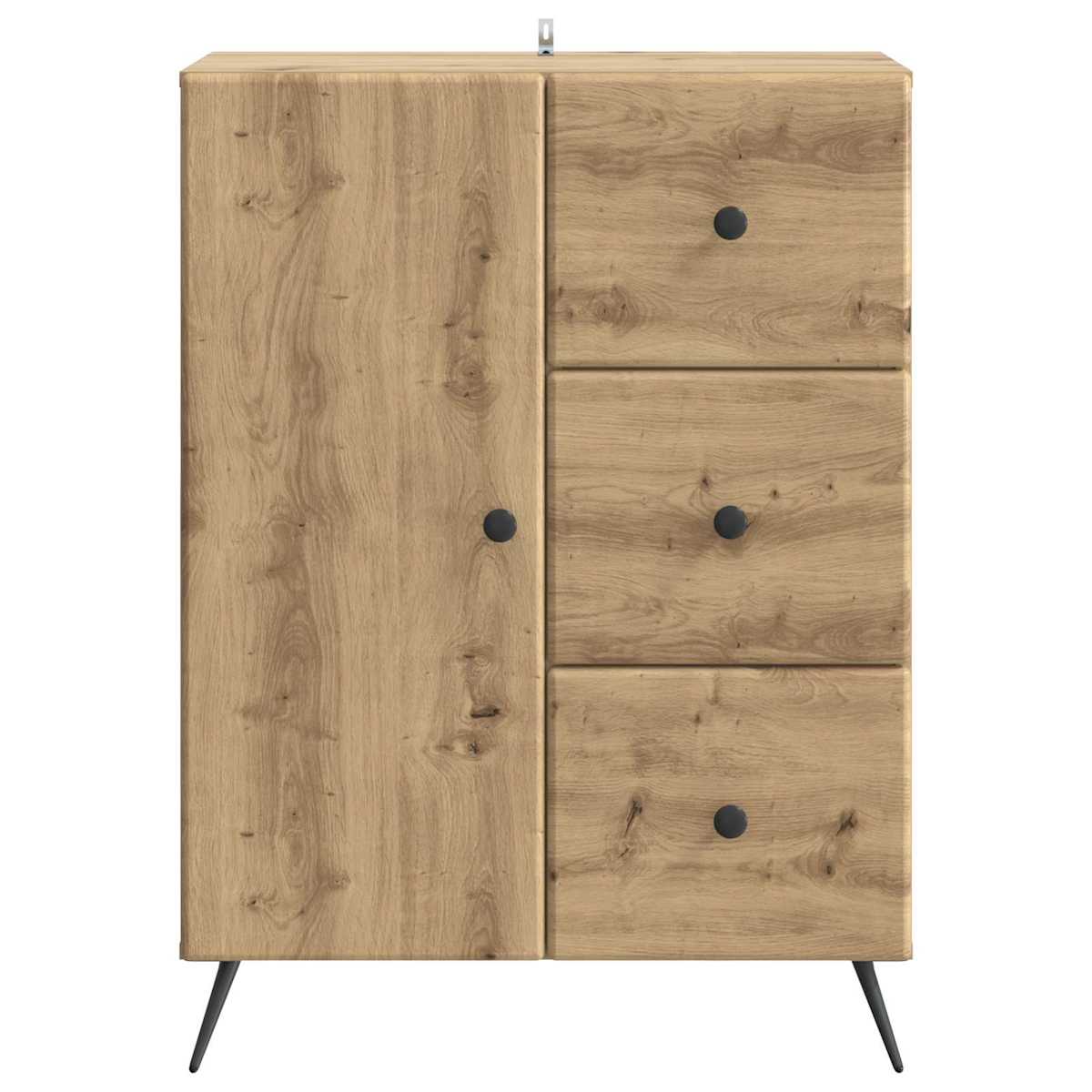 Sideboard 66 x 34,5 x 90 cm Konstrueret træ - Billede 6