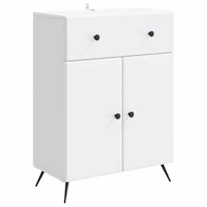 Servírovací skříň Bílá 66 x 34,5 x 90 cm Kompozitní dřevo - obrázek 2