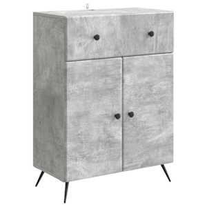 Servírovací skříň se zásuvkou Betonově šedá 66 x 34,5 x 90 cm - obrázek 2