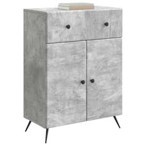 Servírovací skříň se zásuvkou Betonově šedá 66 x 34,5 x 90 cm - obrázek 3