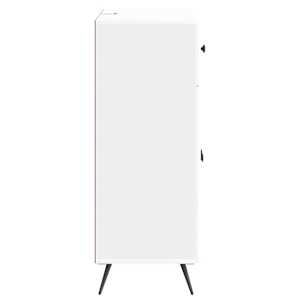 Servírovací skříň Bílá s vysokým leskem 66 x 34,5 x 90 cm - obrázek 7