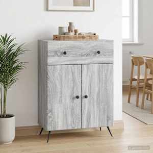 Servírovací skříň se zásuvkou Šedá sonoma 66 x 34,5 x 90 cm - obrázek 4