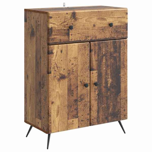 vidaXL K&otilde;ide Vana puit 66 x 34,5 x 90 cm Tehispuit