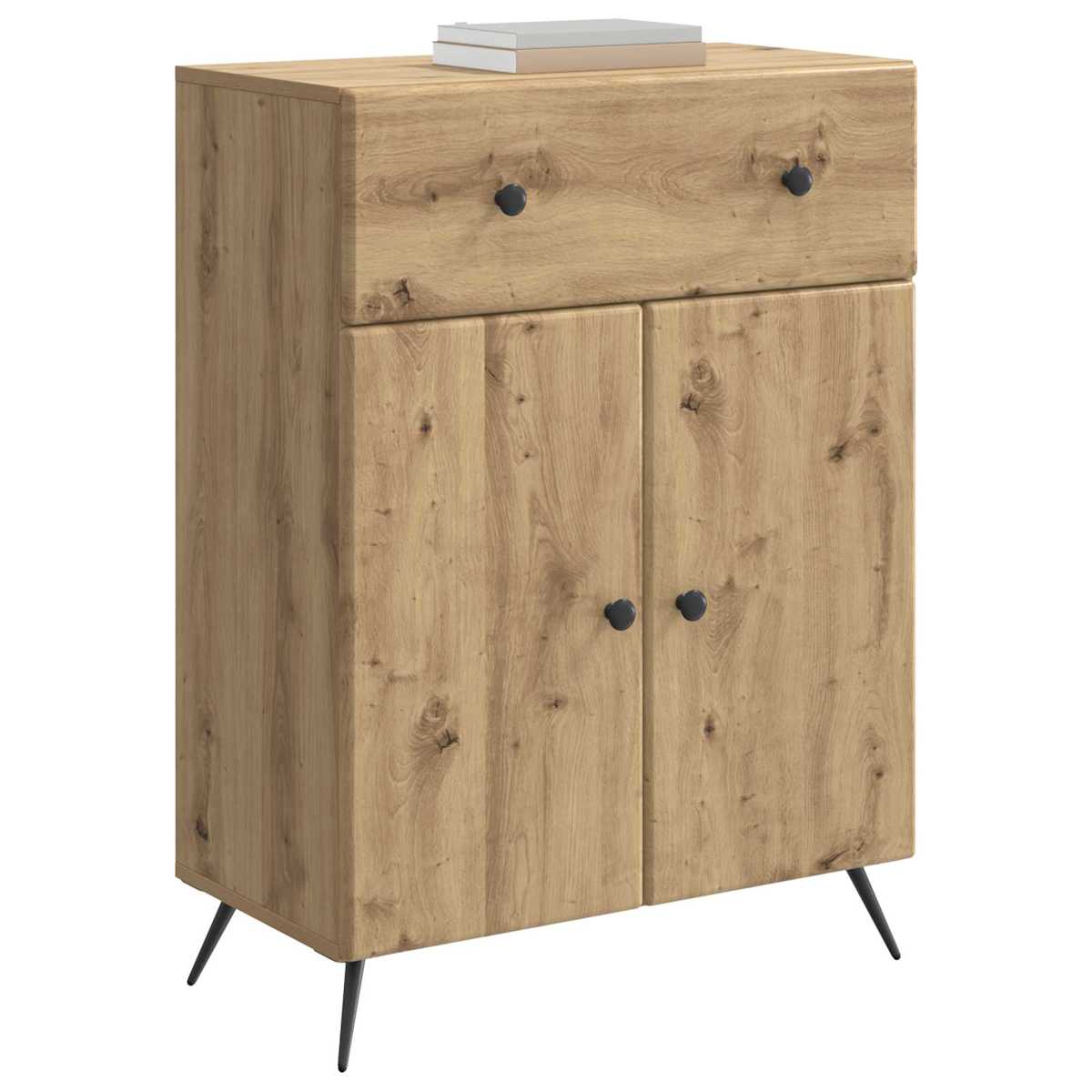 Sideboard 66 x 34,5 x 90 cm Konstrueret træ - Billede 3