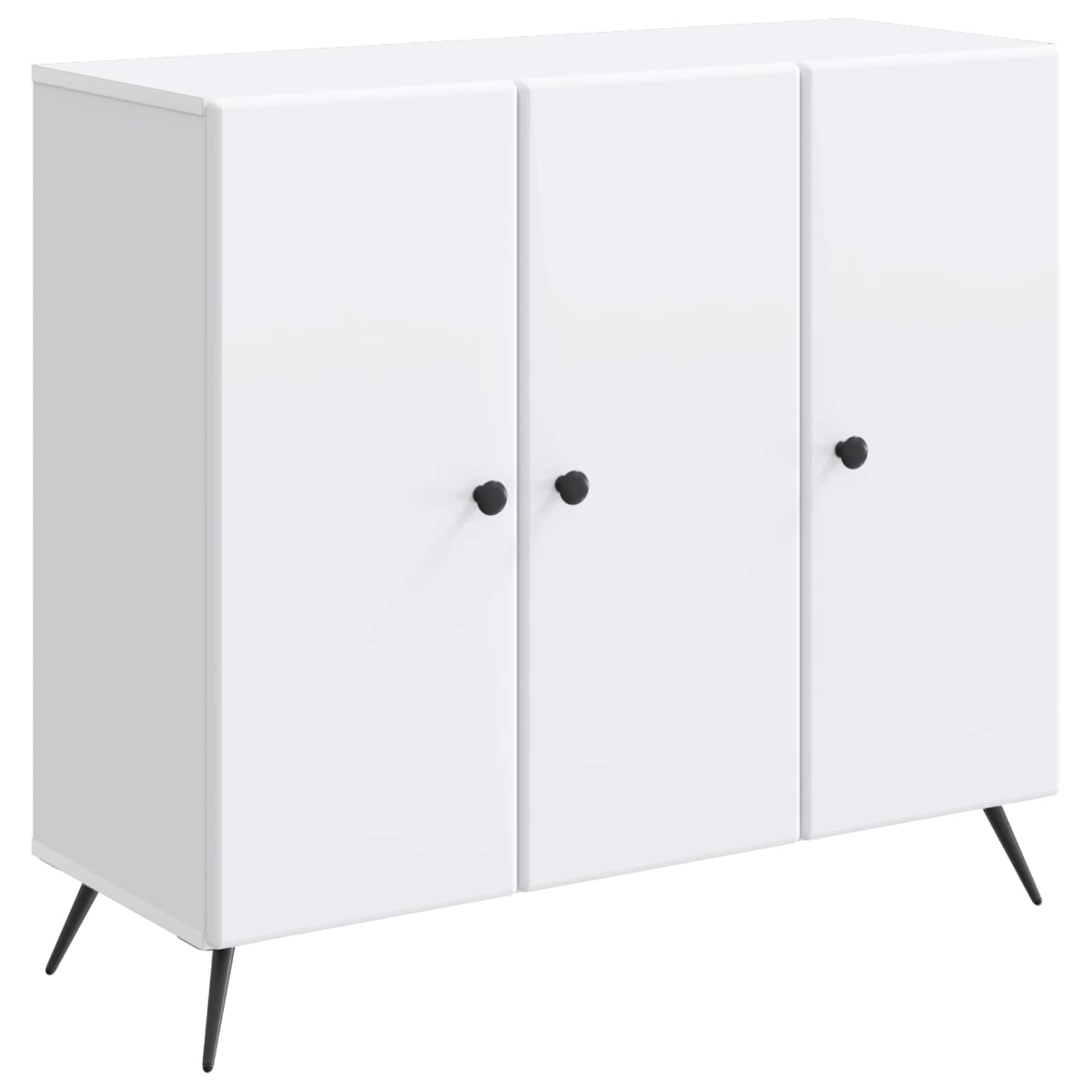 vidaXL Bufet Alb 89 x 34,5 x 80 cm Lemn prelucrat