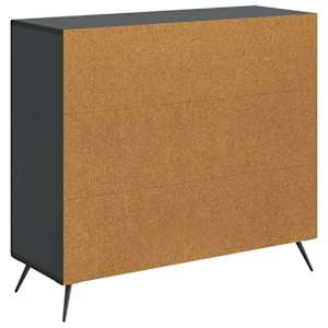Servírovací skříň Černá 89 x 34,5 x 80 cm Kompozitní dřevo - obrázek 6