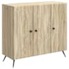 vidaXL K&otilde;ide Sonoma tamm 89 x 34,5 x 80 cm Tehispuit