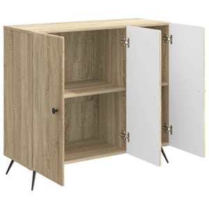 Servírovací skříň Dub sonoma 89 x 34,5 x 80 cm Kompozitní dřevo - obrázek 5